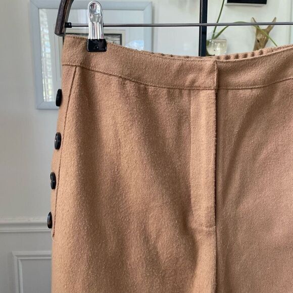 NWT Chriselle Lim Camel Sailor Wode Leg Trousers Pants $90 6 - Picture 2 of 8